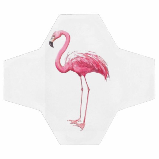 Pink Flamingo Fußball (Flach)