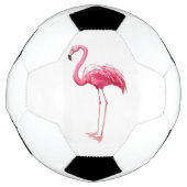 Pink Flamingo Fußball (Vorderseite)