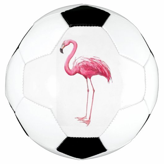 Pink Flamingo Fußball (Vorderseite)