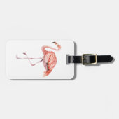 Pink Flamingo Gepäckanhänger (Vorderseite horizontal)