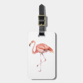 Pink Flamingo Gepäckanhänger (Vorderseite vertikal)
