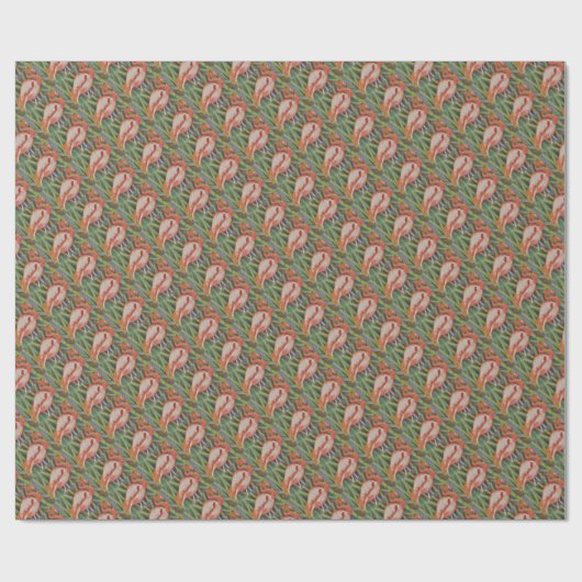 PINK FLAMINGO GESCHENKPAPIER (Flach)