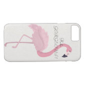 Pink Flamingo Glittery-Hello Gorgeous Case-Mate iPhone Hülle (Rückseite (Horizontal))