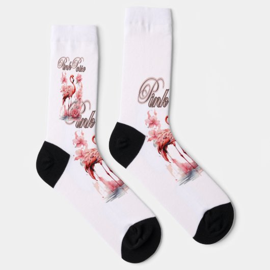 Pink Flamingo Grace | Bella Kotak Style Socken (Rechts)