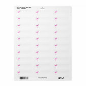 Pink Flamingo Imitate Glitzer Flamingos Tropical B (Vorne)