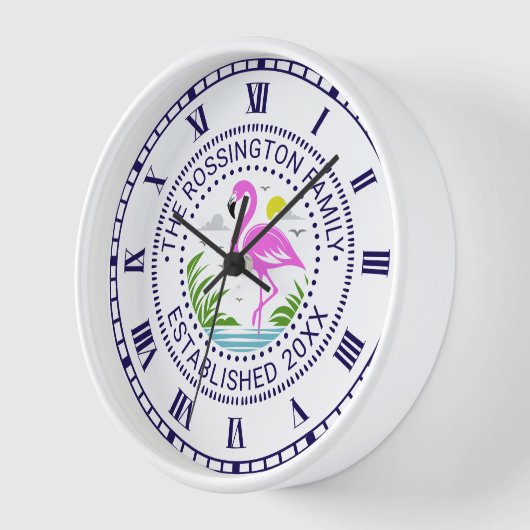 Pink Flamingo in Water Family Name Datum Estn N Uhr (Winkel)