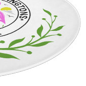 Pink Flamingo in Water Family Name Datum Estnr. 1 Schneidebrett (Ecke)