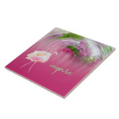 Pink Flamingo Inspiration Sprichwort Inspiriert Zi Fliese (Seite)