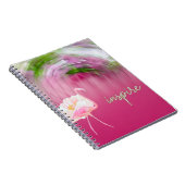 Pink Flamingo Inspiration Zitat Inspiriert Notizblock (Rechte Seite)