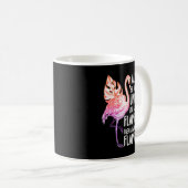 Pink Flamingo ist immer Ihr Selbst, außer Sie könn Kaffeetasse (VorderseiteRechts)