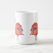 Pink Flamingo Kaffeetasse (Mittel)