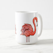 Pink Flamingo Kaffeetasse (VorderseiteRechts)