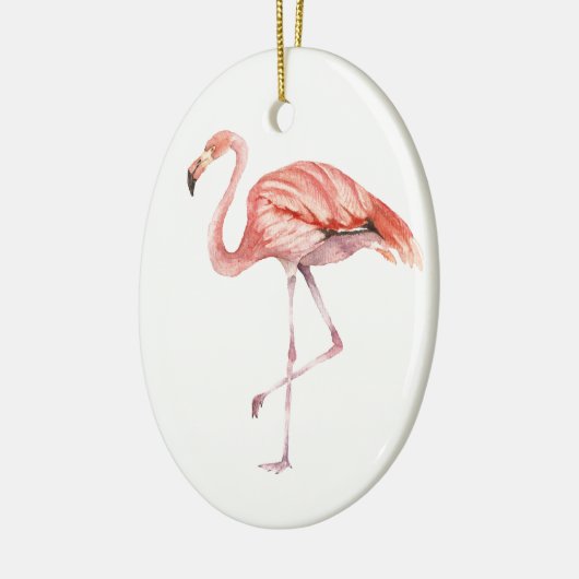 Pink Flamingo Keramikornament (Links)