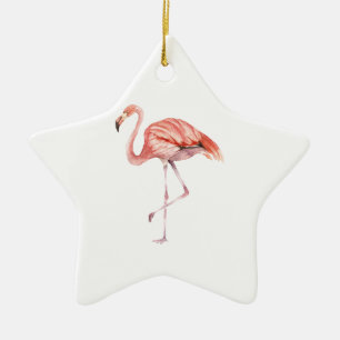 Pink Flamingo Keramikornament