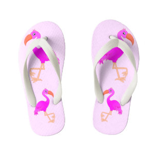 Pink Flamingo Kid's Flip Flops Kinderbadesandalen