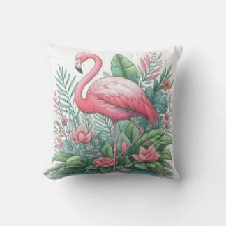 Pink Flamingo Kissen