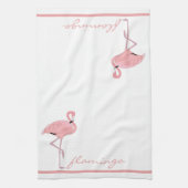 Pink Flamingo Kitchen Geschirrtuch (Vertikal)