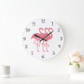 Pink Flamingo Kitchen Uhren (Zuhause)