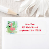 Pink Flamingo Label (Insitu)