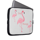 Pink Flamingo Laptop Sleeve (Vorne Rechts)