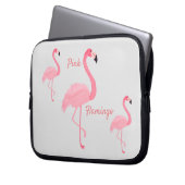 Pink Flamingo Laptop Sleeve (Vorderseite Links)