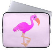 Pink Flamingo Laptop Sleeve (Vorderseite)