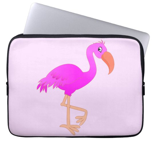 Pink Flamingo Laptop Sleeve (Vorderseite)