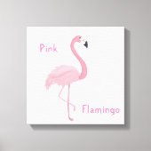 Pink Flamingo Leinwanddruck (Vorderseite)