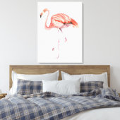 Pink Flamingo Leinwanddruck (Insitu (Schlafzimmer))