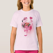 Pink Flamingo Lover T-Shirt (Vorderseite)