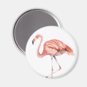 Pink Flamingo Magnet (Vorderseite/Rückseite)