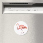 Pink Flamingo Magnet (In Situ (Geschirrspüler))