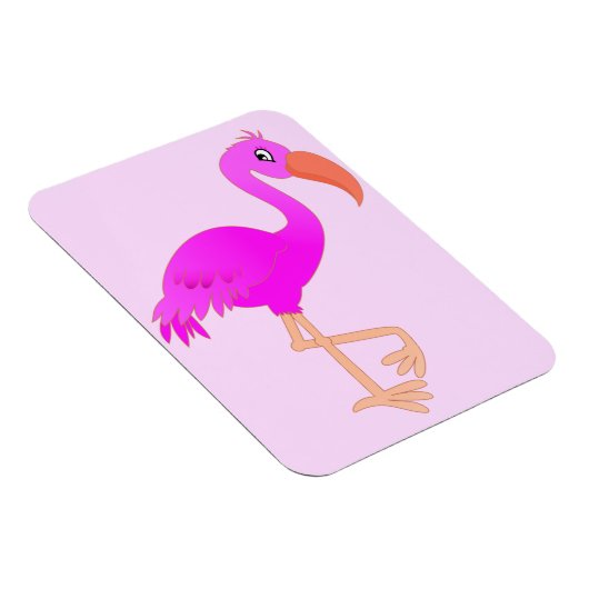 Pink Flamingo Magnet (Rechte Seite)