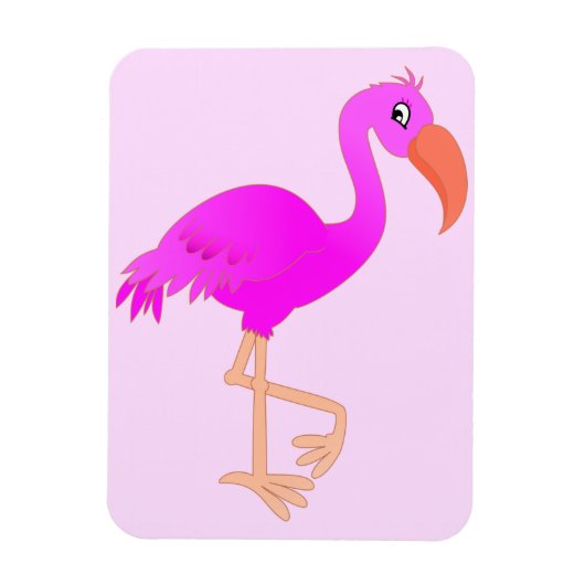 Pink Flamingo Magnet (Vertikal)