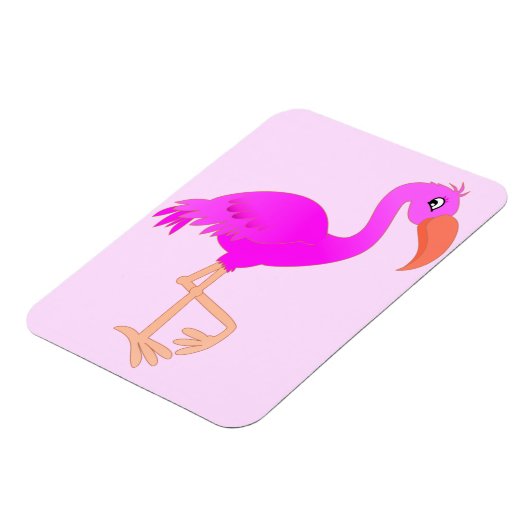 Pink Flamingo Magnet (Linke Seite)