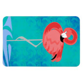 Pink Flamingo Magnet (Horizontal)