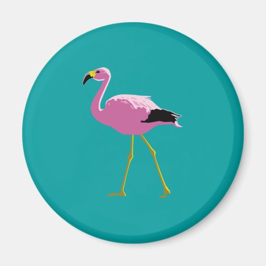 Pink Flamingo Magnet (Vorne)