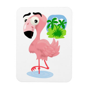 Pink Flamingo Magnet