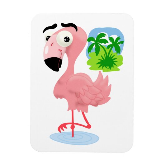 Pink Flamingo Magnet (Vertikal)