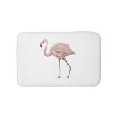 Pink Flamingo Malerei Badematte (Vorderseite)