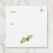 Pink Flamingo mit Weihnachtsmannmütze Weihnachtsge Geschenkanhänger (Rückseite)