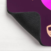 Pink Flamingo Mouse Pad mit benutzerdefinierten Te Mousepad (Ecke)