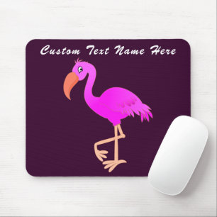Pink Flamingo Mouse Pad mit benutzerdefinierten Te Mousepad