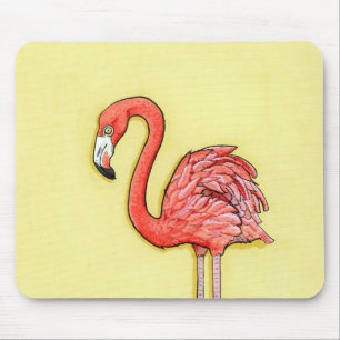 Pink Flamingo Mousepad