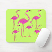 Pink Flamingo Mousepad (Mit Mouse)