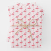 Pink Flamingo Muster Animal Geschenkpapier Set (Beispiel)