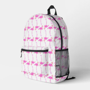 Pink Flamingo Muster Bedruckter Rucksack