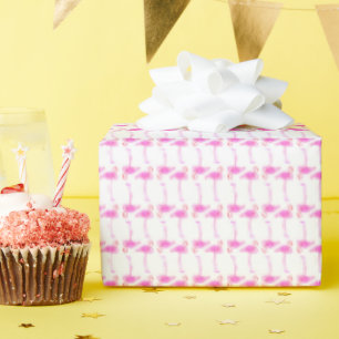 Pink Flamingo Muster Geschenkpapier