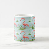 Pink Flamingo Muster Kaffeetasse (Mittel)
