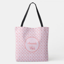 Pink Flamingo Muster Kleine Prinzessin anpassen Tasche